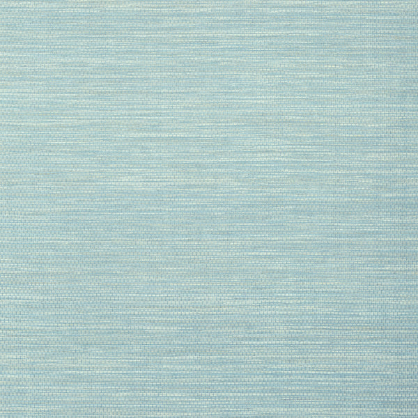 Cape May Weave Yarmouth Blue - Yarmouth Blue Natural Wallcovering | Thibaut