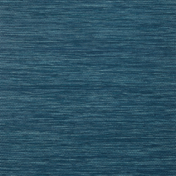 Cape May Weave Navy - Navy Natural Wallcovering | Thibaut