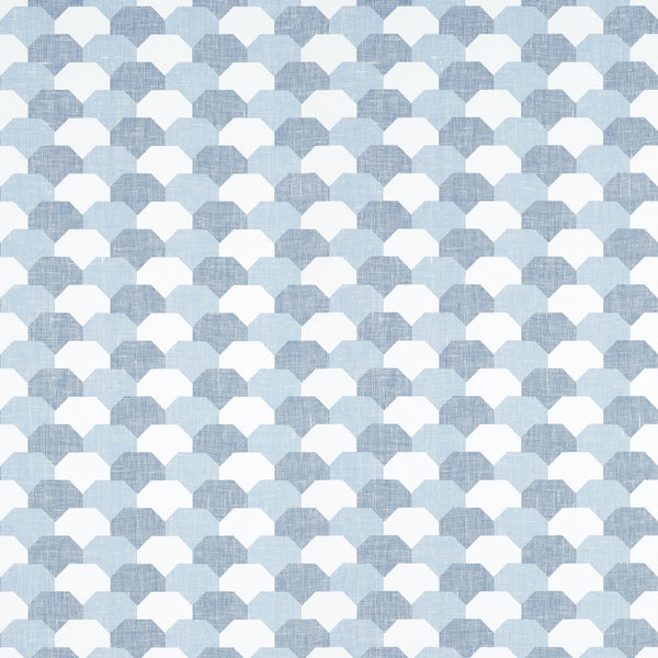 Hidden Hills Navy and White - Navy and White Wallcovering | Thibaut