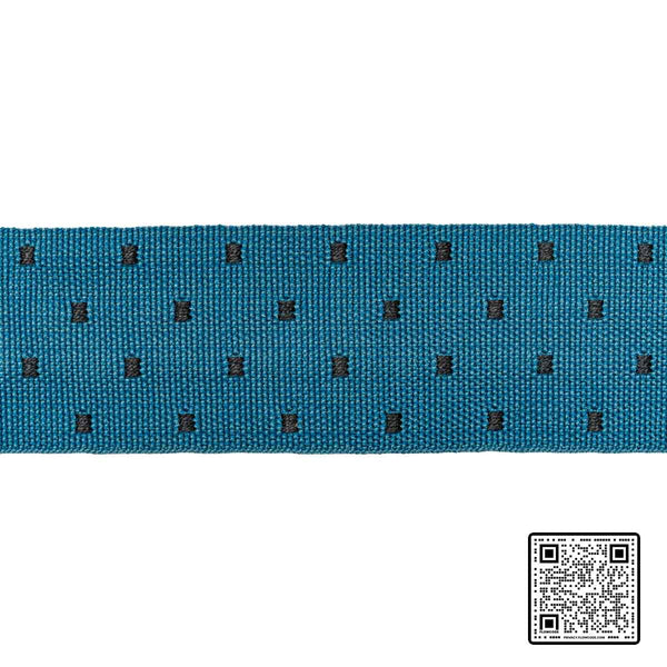  LJ GRW:: POLYESTER - 87%;COTTON - 13% BLUE BLUE  TRIM available exclusively at Designer Wallcoverings