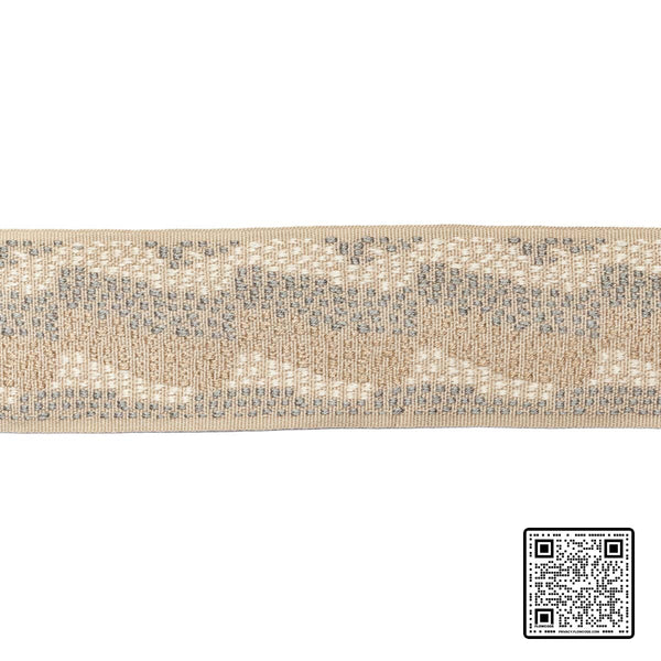  LJ GRW:: POLYESTER - 55%;VISCOSE - 23%;COTTON - 22% BEIGE TAUPE  TRIM available exclusively at Designer Wallcoverings