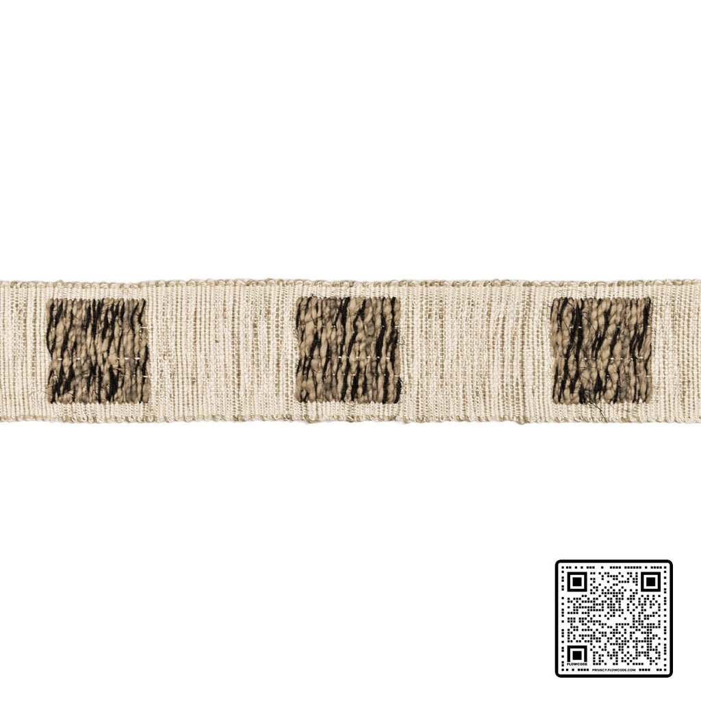  LJ GRW:: VISCOSE - 35%;COTTON - 25%;LINEN - 15%;WORSTED WOOL - 15%;JUTE - 10% BEIGE BROWN  TRIM available exclusively at Designer Wallcoverings
