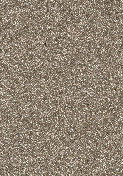 Glambeads Solid Taupe Glass Bead Wallpaper - Designer Wallcoverings and Fabrics