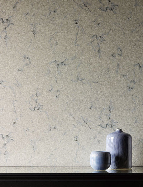 Glambeads Pearl Marble Glass Bead Wallpaper - Designer Wallcoverings and Fabrics