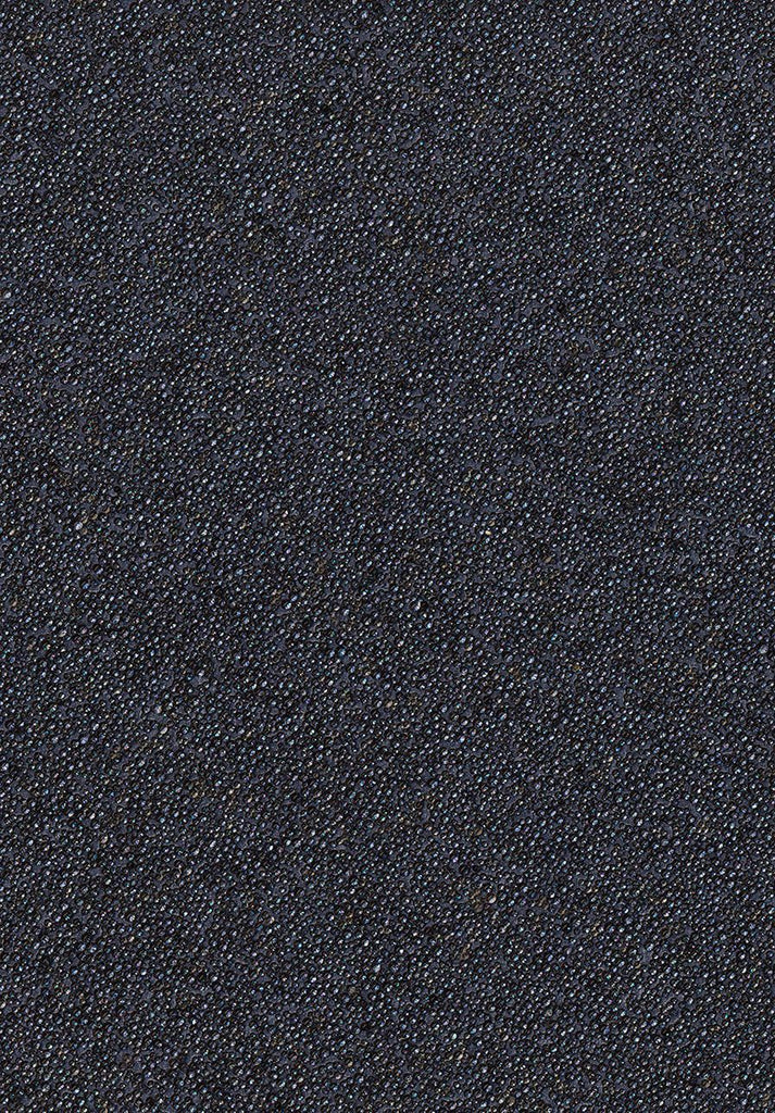 Glambeads Solid Navy Glass Bead Wallpaper - Designer Wallcoverings and Fabrics