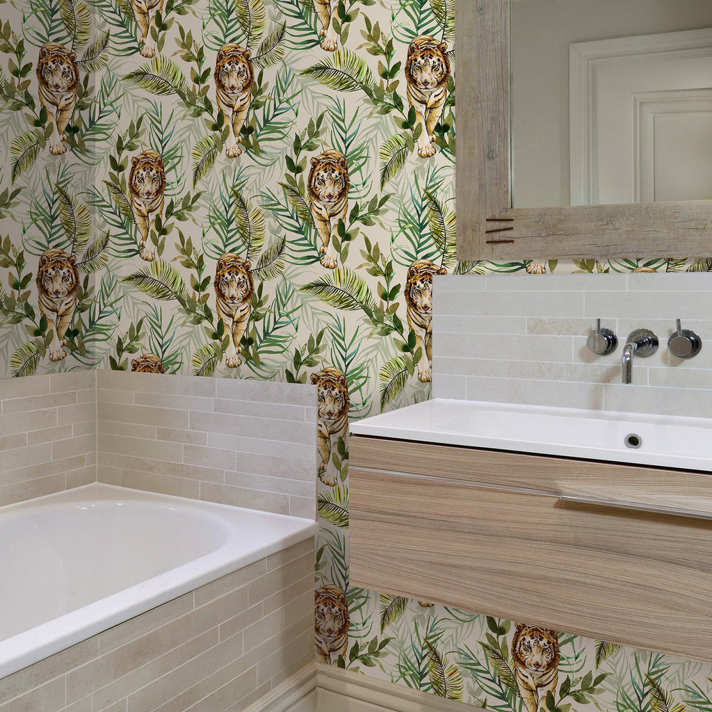Authorized Dealer of Tiger Cream Bathroom Wallpaper Samples and Purchasing available on all lines. The leading professional design trade resource for over 25 years. Service is our specialty. Call us at 1-888-373-4564
