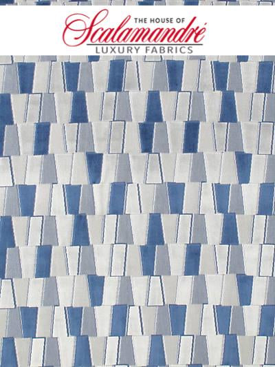 FACETS - SAPPHIRE - Scalamandre Fabrics, Fabrics - V44486-002 at Designer Wallcoverings and Fabrics, Your online resource since 2007
