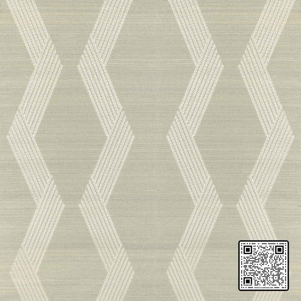  CHAINLINK EMB SISAL SISAL - 60%;VISCOSE - 28%;COTTON - 12% GREY SILVER  WALLCOVERING available exclusively at Designer Wallcoverings