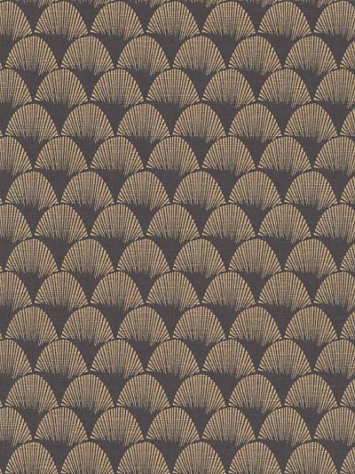 Belle Epoque - Black Gold Wallpaper | Scalamandre 