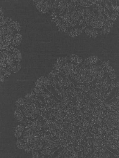 Rendezvous - Black Wallpaper | Scalamandre 