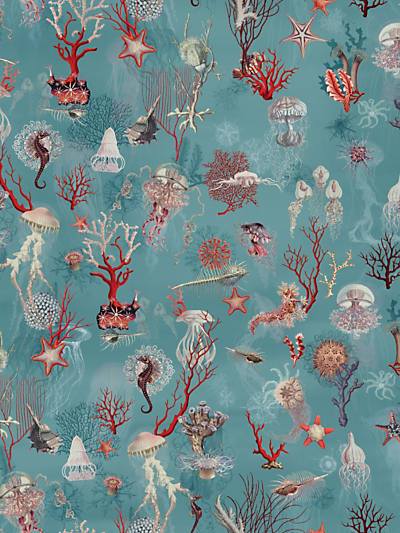 Corail - Ocean Wallpaper | Scalamandre 