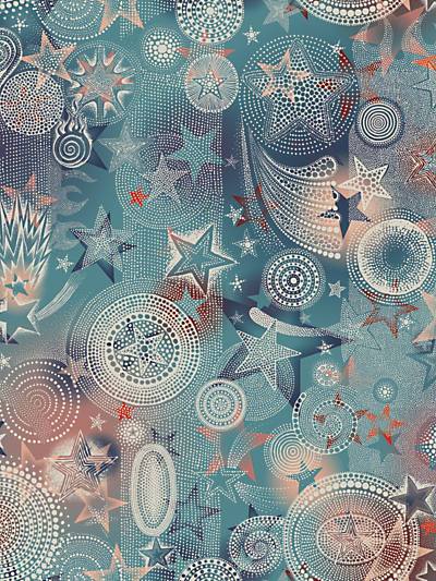 Etoiles - Bleus | Scalamandre
