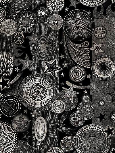 Etoiles - Nuit Wallpaper | Scalamandre 