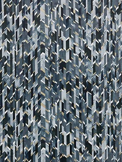 Marqueterie - Ardoise Wallpaper | Scalamandre 