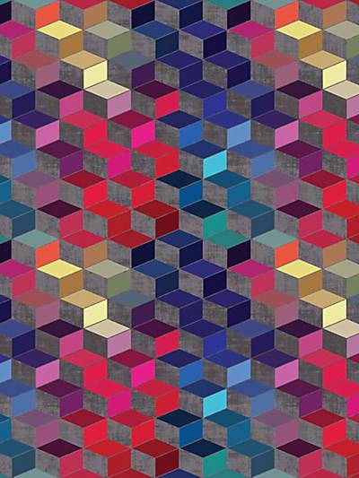 MODERN STEPS - SUMMER - NICOLETTE MAYER WALLPAPER - WNM0001MODE at Designer Wallcoverings and Fabrics, Your online resource since 2007