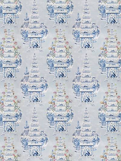 MASTERPIECES TULIP - GRAY - NICOLETTE MAYER WALLPAPER - WNM0002MSTP at Designer Wallcoverings and Fabrics, Your online resource since 2007