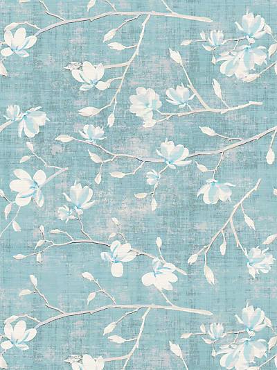 BLOOM - ORIOLE - NICOLETTE MAYER WALLPAPER - WNM0005BLOO at Designer Wallcoverings and Fabrics, Your online resource since 2007