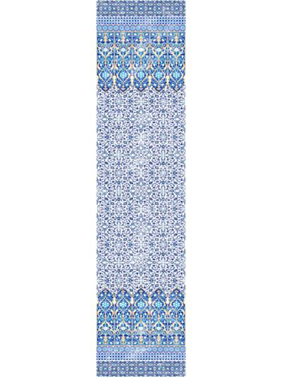 IZNIK OVERDYE - PANEL - CLASSIC - NICOLETTE MAYER WALLPAPER - WNM1009IZNI at Designer Wallcoverings and Fabrics, Your online resource since 2007