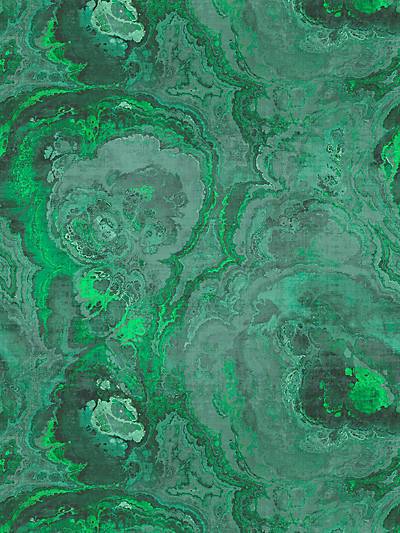 AGATE - MALACHITE - NICOLETTE MAYER WALLPAPER - WNM1030AGAT at Designer Wallcoverings and Fabrics, Your online resource since 2007