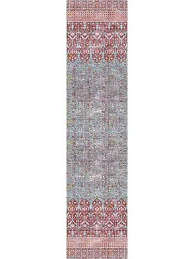 IZNIK OVERDYE - PANEL - RED TURQUOISE - NICOLETTE MAYER WALLPAPER - WNM1037IZNI at Designer Wallcoverings and Fabrics, Your online resource since 2007