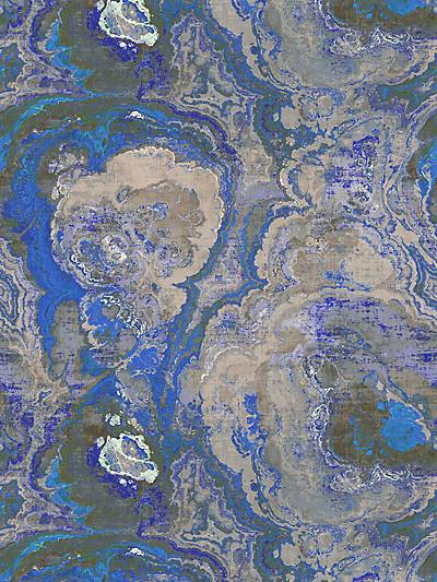 AGATE - SODALITE - NICOLETTE MAYER WALLPAPER - WNM1046AGAT at Designer Wallcoverings and Fabrics, Your online resource since 2007