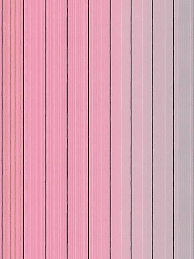 Vertical Stripe - Peony Wallpaper | Scalamandre 