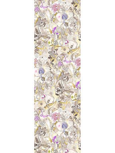 Dreamland - Panel - Gold Multi Wallpaper | Scalamandre 