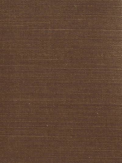 Curtis Weave - Burnt Umber Wallpaper | Scalamandre 
