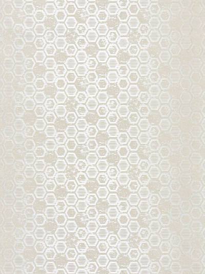 Hexagon Inspiration - Sand Wallpaper | Scalamandre 