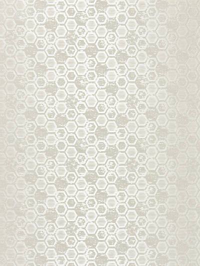Hexagon Inspiration - Stone Wallpaper | Scalamandre 
