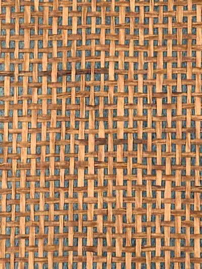 Woodland Weave - Blue Wallpaper | Scalamandre 