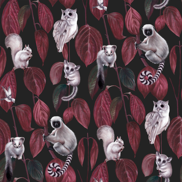 Siberia - Dark Jungle Wallpaper - Designer Wallcoverings and Fabrics