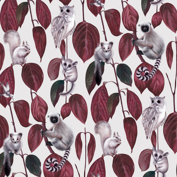Siberia - Light Jungle Wallpaper - Designer Wallcoverings and Fabrics