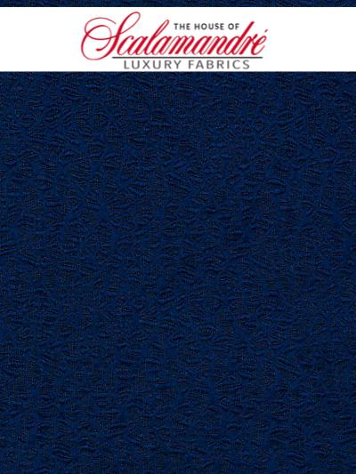 HALLEY - SAPPHIRE - Scalamandre Fabrics, Fabrics - ZAHALL-792 at Designer Wallcoverings and Fabrics, Your online resource since 2007