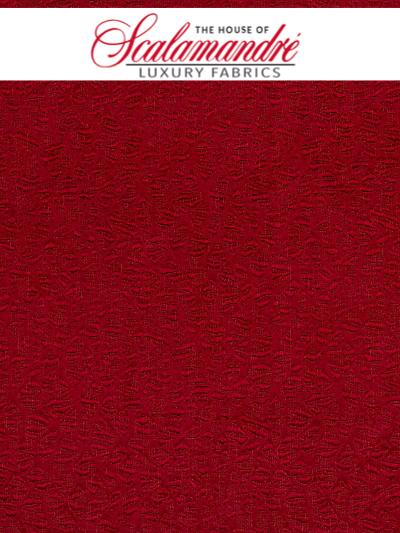 HALLEY - RUBY - Scalamandre Fabrics, Fabrics - ZAHALL-832 at Designer Wallcoverings and Fabrics, Your online resource since 2007