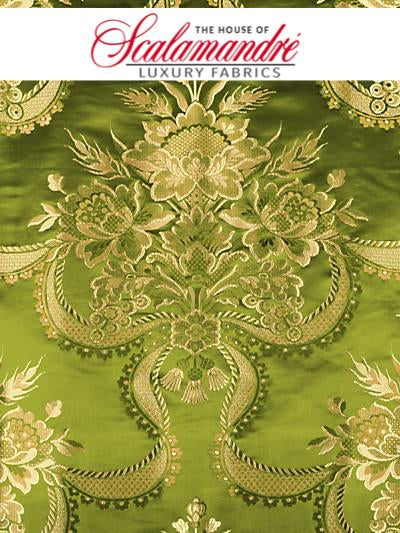 REALE NASTRI - PEAR GOLD - Scalamandre Fabrics, Fabrics - ZARNAS-159 at Designer Wallcoverings and Fabrics, Your online resource since 2007