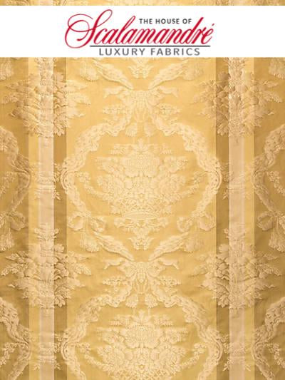 PETRARCA STRIPE - ANTIQUE GOLD - Scalamandre Fabrics, Fabrics - ZAPTRS-191 at Designer Wallcoverings and Fabrics, Your online resource since 2007