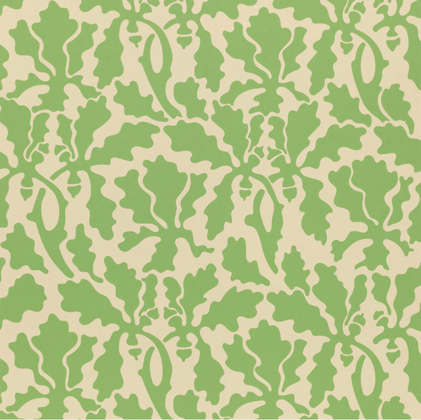 Traubeneiche Plae Green And Cream