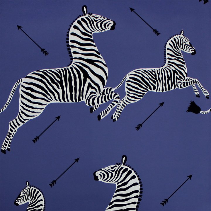 Zebra Wildlife Wallpaper - Designer Wallcoverings and Fabrics