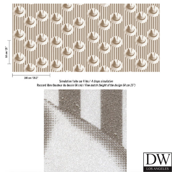 HatGlass Glamor - Glass Beaded Wallpaper