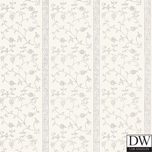 Khanpurvine Scroll Stripe Wallpaper