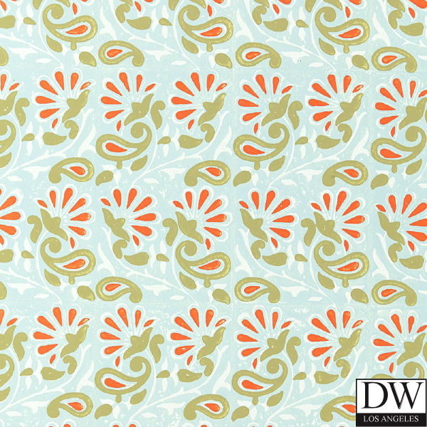 Rampura Paisley Swirl Wallpaper