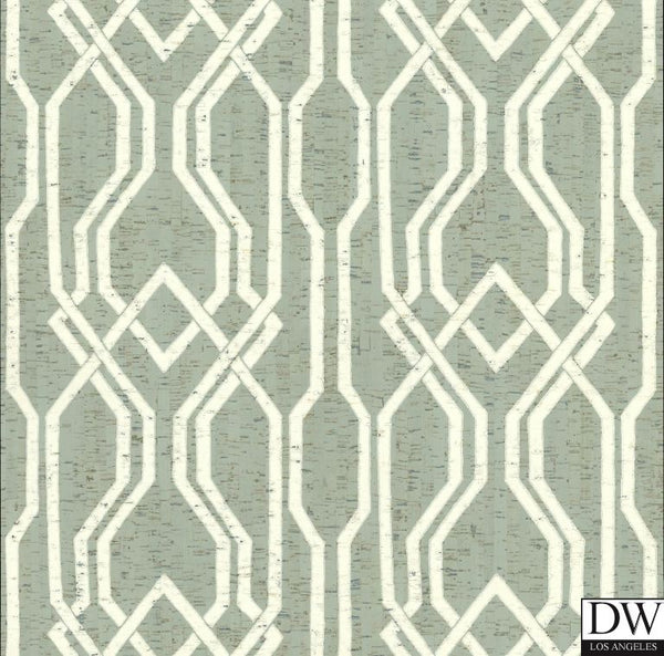 Trellis Cork Wallpaper | Phillipe Romano