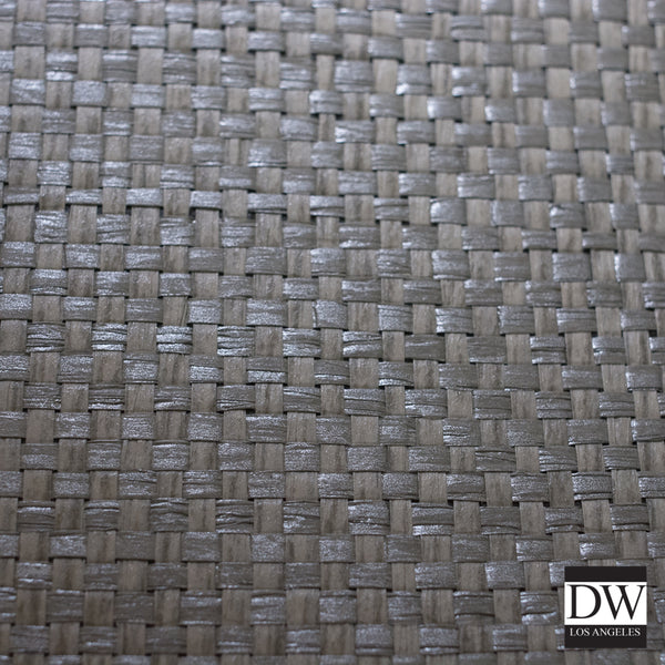 Topanga Canyon Metallic Natural Wallpaper | Phillipe Romano