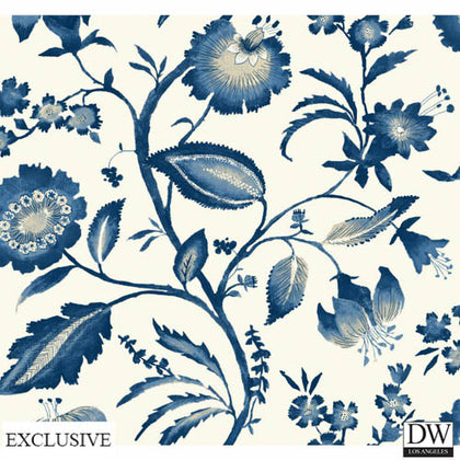 Kingston Watercolor Jacobean | Jeffrey Stevens