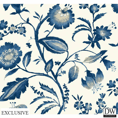 Kingston Watercolor Jacobean | Jeffrey Stevens