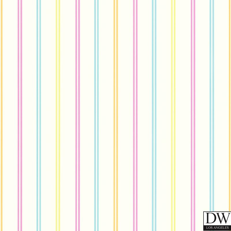Candy Pink Stripes Wallpaper