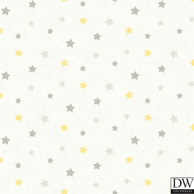 Yoni Grey Dancing Stars Wallpaper