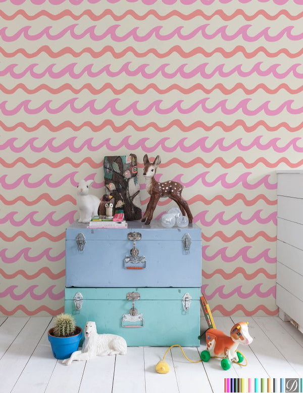 Swell Wallcovering by Aimee Wilder