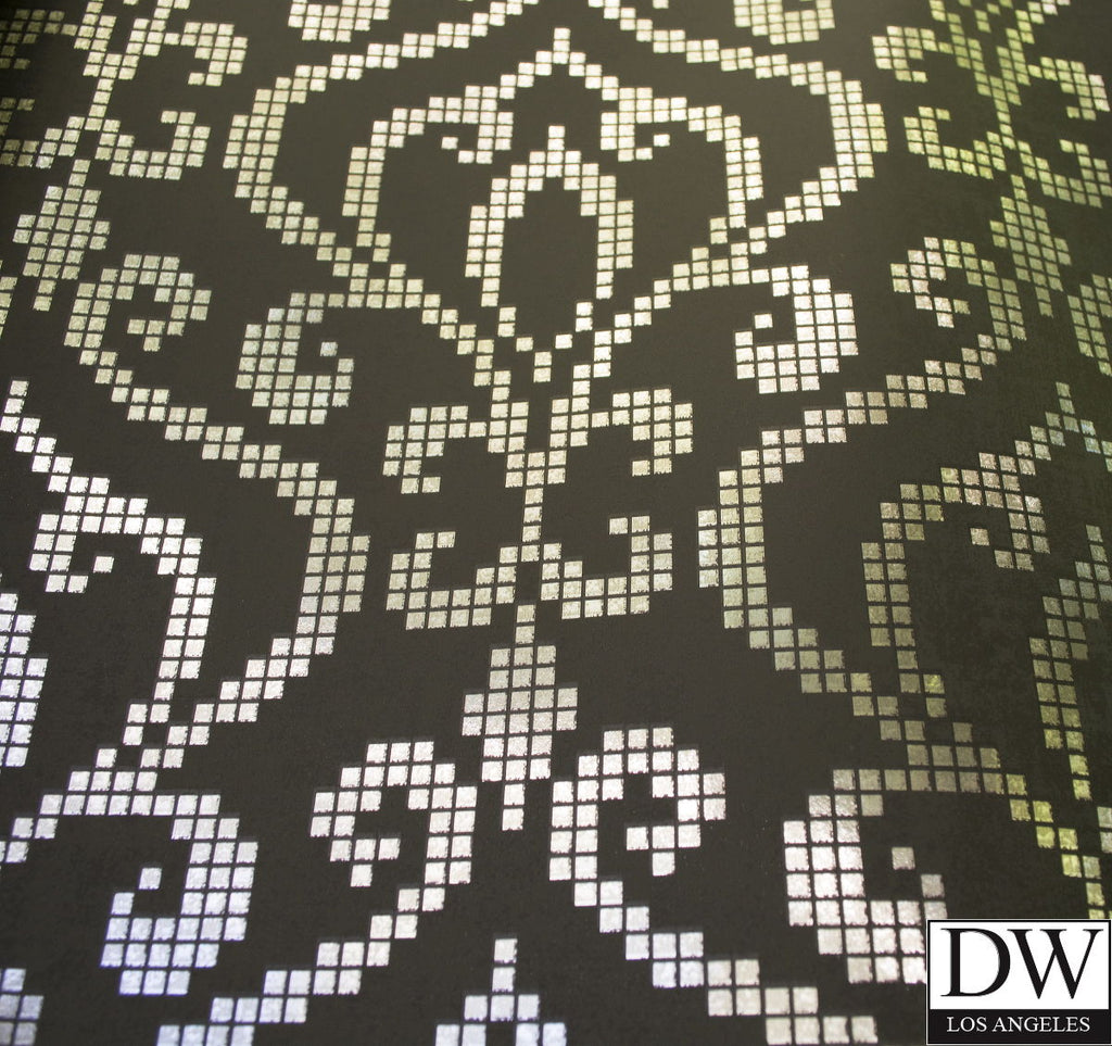 Lily Damask Mirror Print